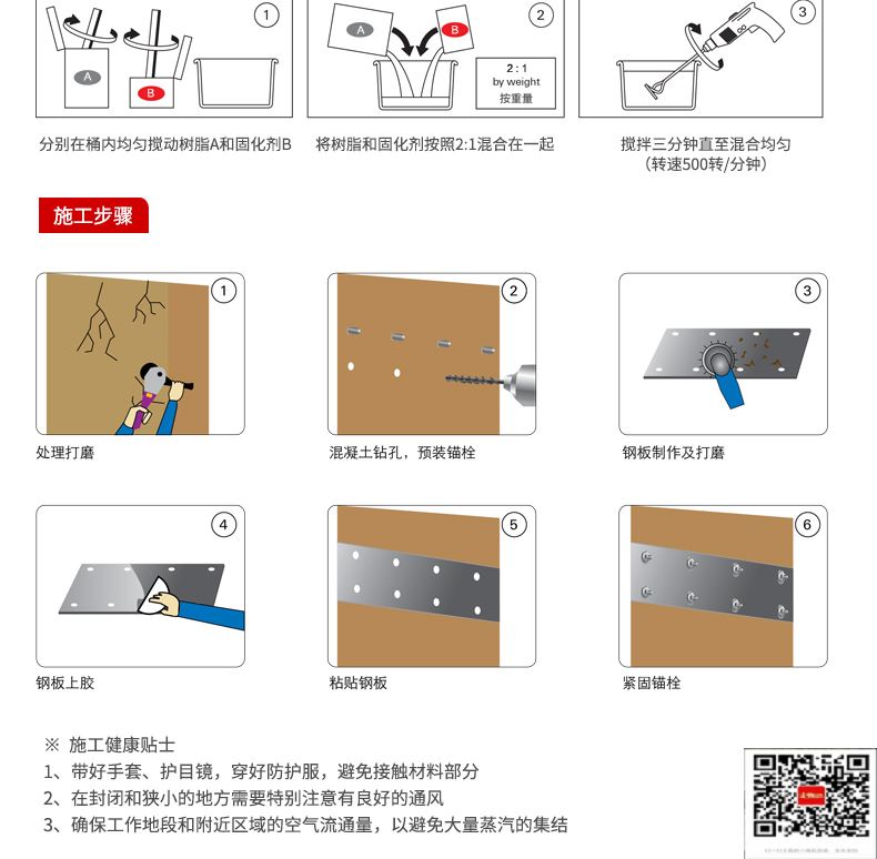 包钢武鸣粘钢加固施工过程